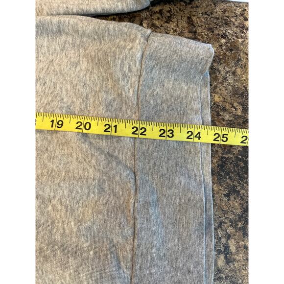 Adidas Small Gray with Pink Linear Essential Crew Neck Sweatshirt - Picture 8 of 8
